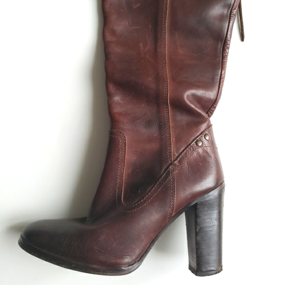 Diesel Style Lab | Knee-high Leather Boots - Picture 4 of 16